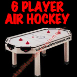 florida arcade game 6 player air hockey